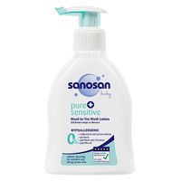 Средство для купания Sanosan/Саносан pure+sensitive 200мл (089456)