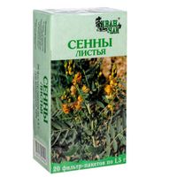 Сенны листья сырье измельч. фильтр-пак. 1,5г 20шт