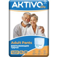 Трусы впитывающие для взрослых Aktivolife 30шт р.XL (130-160см)