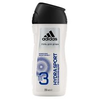 Гель для душа и шампунь hydra sport Adidas 250 мл 