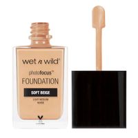 Основа тональная  Wet n Wild Photo Focus Foundation E365c soft beige миниатюра фото №4