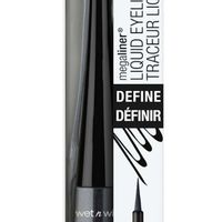 Подводка для глаз Wet n Wild Megaliner Liquid Eyeliner E8711 black noir миниатюра фото №2