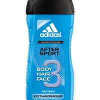 Гель для душа и шампунь After sport Adidas 250 мл 