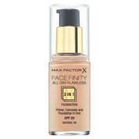 Основа тональная Max Factor Facefinity All Day Flawless 3-in-1  natural тон 50