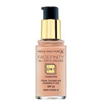 Основа тональная Max Factor Facefinity All Day Flawless 3-in-1  warm almond тон 45