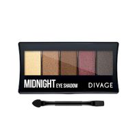 Тени для век в палетке Divage Palettes Eye Shadow - Midnight тон № 01,02,03,04,05 миниатюра фото №2