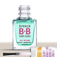 Основа+укрепитель+покрытие для ногтей all in one Divage NAIL CURE BB  миниатюра фото №2