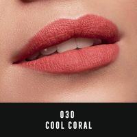 Стойкая губная помада Max Factor (Макс Фактор) Lipfinity Velvet Matte тон 030 Cool coral 3,5 мл миниатюра фото №5