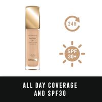 Основа тональная Max Factor Radiant Lift Long Lasting Radiance Warm almond тон 45 миниатюра фото №5