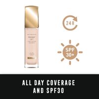 Основа тональная Max Factor Radiant Lift Long Lasting Radiance Light ivory тон 40 миниатюра фото №8
