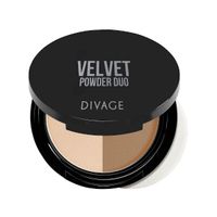 Пудра компактная двухцветная Divage Velvet - тон 01