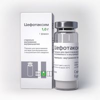Цефотаксим порошок для приг. раствора для в/в и в/м. введ. фл. 1000мг 50шт