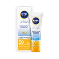 Крем солнцезащитный для лица увлажняющий ультра защита SPF50 Sun Nivea/Нивея туба 50мл (86086)