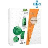 Набор Vichy/Виши: спрей-вуаль для лица 75мл SPF50 +уход Normaderm Phytosolution 50мл +гель для умывания 50мл