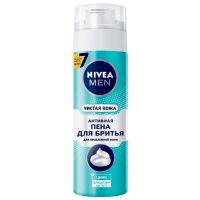 Пена для бритья активная Чистая кожа Men Nivea/Нивея 200мл