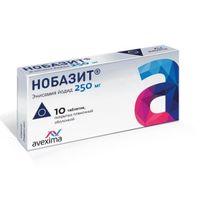 Нобазит таблетки п/о плен. 250мг 10шт