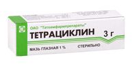 Тетрациклин мазь глазная туба 1% 3г 