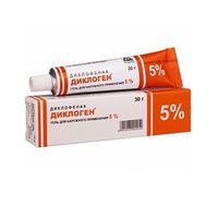 Диклоген гель для наружного применения 5% 30г