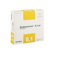 Диферелин пор. д/приг. сусп. п/к фл. 0,1мг (в компл. с р-лем) №7