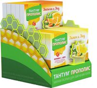 Тантум Прополис мед и апельсин пастилки для рассасывания 2г 5шт+пастилки мед и лимон 2г 5шт