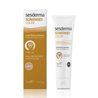 Средство тональное солнцезащитное тон светлый SPF50 Light Screenses Sesderma 30мл