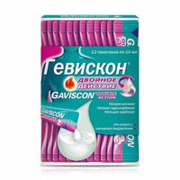 Гевискон Двойное Действие мята сусп. д/внутр. прим. пак. 10мл 12шт