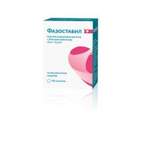 Фазостабил таблетки п/о плен. 75мг+15,2мг 100шт