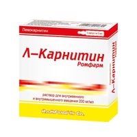 Л-Карнитин Ромфарм р-р для в/в и в/м введ. 200мг/мл амп. 5мл №5 миниатюра фото №3