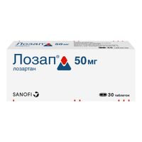 Лозап таблетки п/о плен. 50мг 30шт