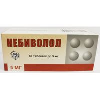 Небиволол таблетки 5мг 60шт