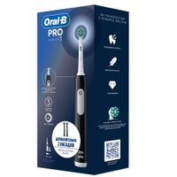 Набор Oral-B/Орал-би: Щетка зубная электрическая черная с зарядкой 3757 Pro 1 тип 3791+Насадка сменная черная CrossAction 2шт миниатюра фото №3