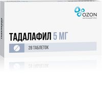 Тадалафил таблетки п/о плен. 5мг 28шт