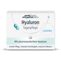 Крем для лица дневной легкий Hyaluron Cosmetics Medipharma/Медифарма банка 50мл миниатюра фото №2