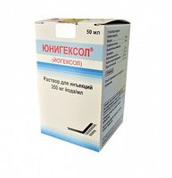 Юнигексол в комплекте с держателем раствор для инъекций 350мг йода/мл 50мл