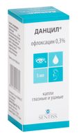 Данцил капли глазные и ушные 0,3% 5мл 