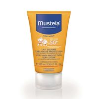 Солнцезащитное молочко с очень высокой степенью защиты SPF 50+ Мустела (Mustela) 100 мл миниатюра фото №2