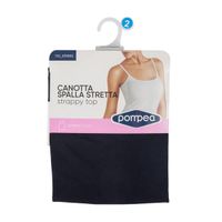 Майка женская с широкими бретельками черная Pompea р.L/XL миниатюра фото №2
