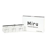 Линзы контактные силикон-гидрогелевые ежемесячной замены Menicon Miru 1month (-1.00/8.6/14.0) 6шт миниатюра