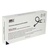Стетоскоп терапевтический красный 04-АМ420 Deluxe Master Amrus/Амрус миниатюра фото №5