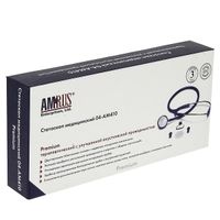 Стетоскоп терапевтический черный 04-АМ410 Amrus/Амрус миниатюра фото №4