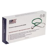 Стетоскоп терапевтический фиолетовый 04-АМ400 Amrus/Амрус миниатюра фото №4