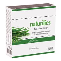 Мыло твердое туалетное с чайным деревом hunca naturilies 90 г