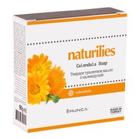 Мыло твердое туалетное с календулой и витамином d hunca naturilies 90 гр