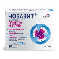 Нобазит капсулы 250мг 20шт