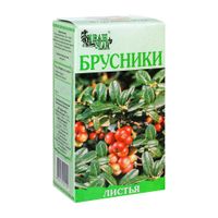 Брусники листья сырье измельченное пачка 50г
