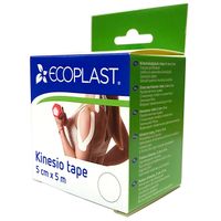 Тейп кинезио белый Ecoplast/Экопласт 5см х 5м миниатюра фото №2