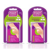 2Х Набор пластыри мозольные гидроколлоидные Foot Expert/Фут Эксперт 2,9см х 6см 3шт + 2,2см х 4,1см 3шт 2Х Набор пластыри мозольные гидроколлоидные Foot Expert/Фут Эксперт 2,9см х 6см 3шт + 2,2см х 4,1см 3шт