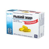 Рыбий жир очищенный RealCaps капсулы 1400мг 30шт миниатюра фото №2