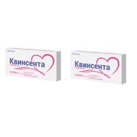 2Х Квинсента раствор для п/к введ. шприц-ручка 0,25/0,5мг/доза 1,5мл+Игла 6шт