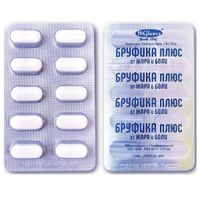 Бруфика Плюс таблетки 400мг+325мг 10шт миниатюра фото №2
